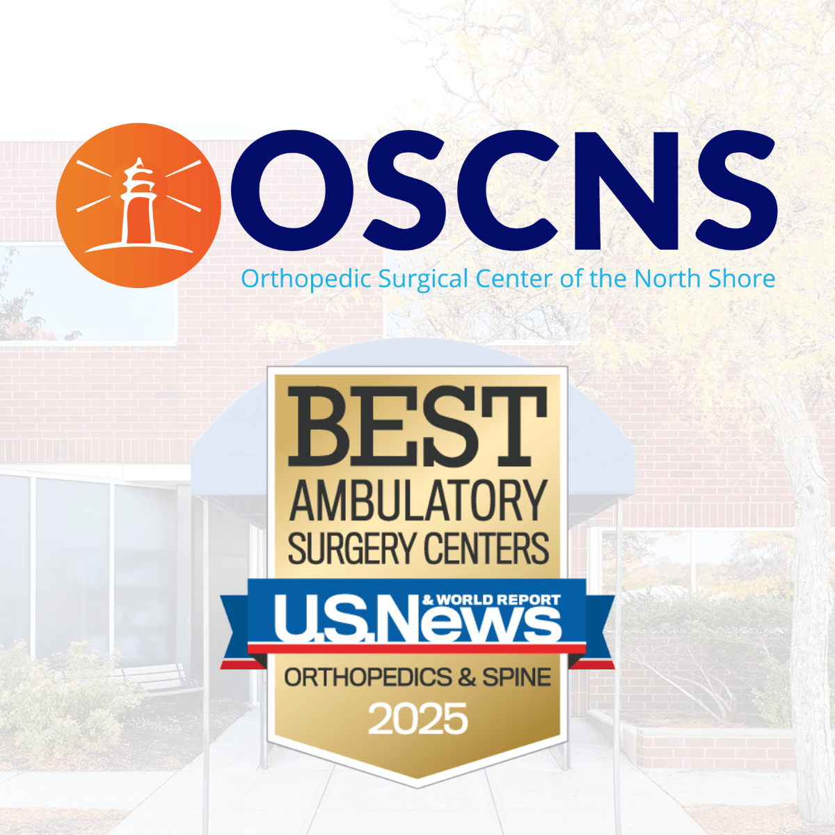 U.S. News & World Report Names the Orthopedic Surgical Center of the North Shore Among Best Ambulatory Surgery Centers in Massachusetts